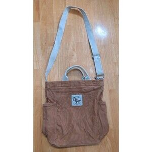 Lily Queen Women's Tan Brown Canvas Tote Casual Shoulder Bag Crossbody